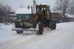 Ведется ежедневная расчистка дорог от снега